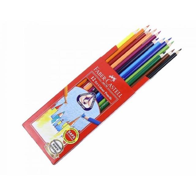Faber Castell Trigrip Colour Pencil 12L 115903